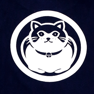 ねこ・麿紋Ｔシャツ 日本製